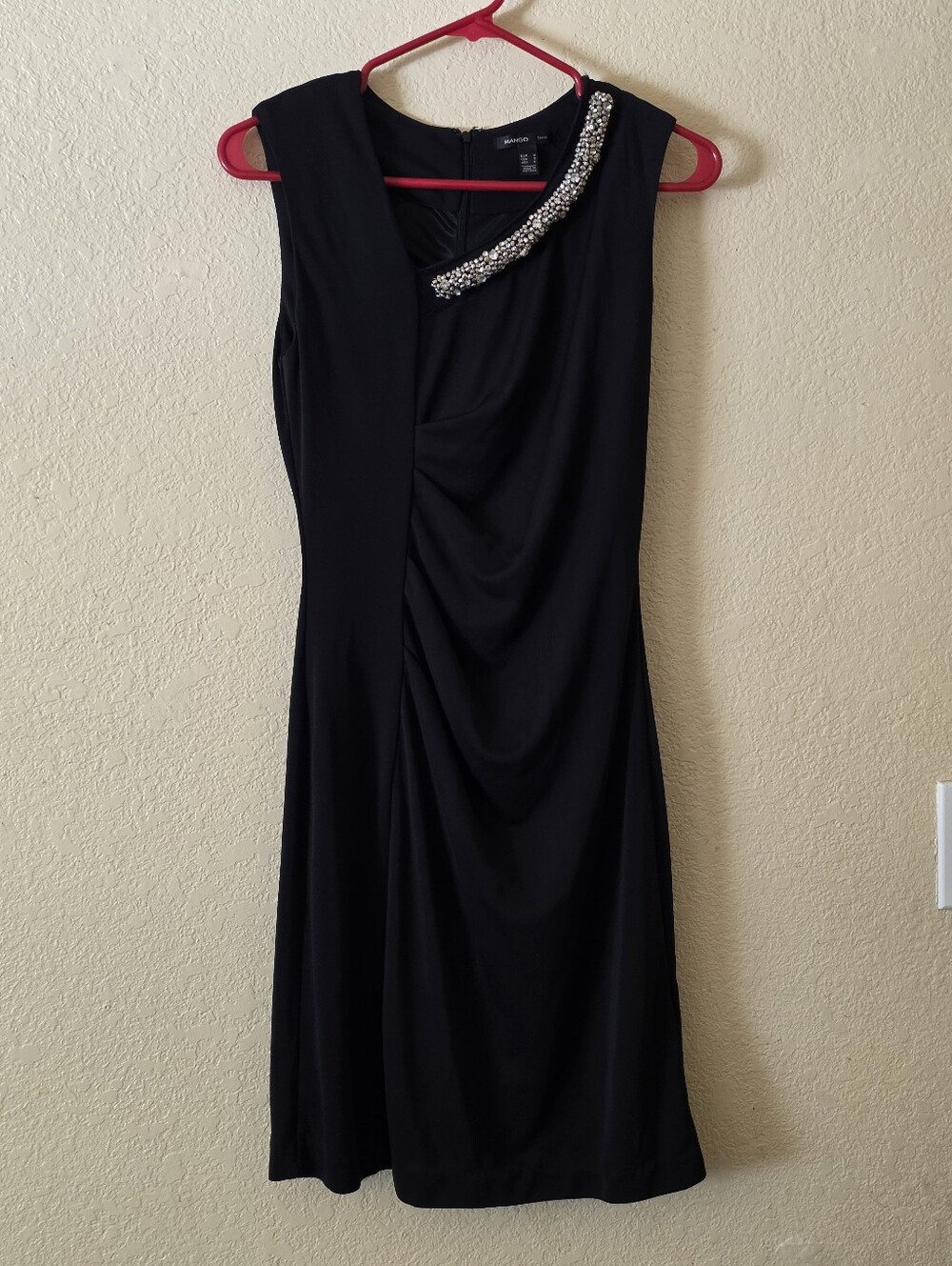 Mango Women Black Dress Size M